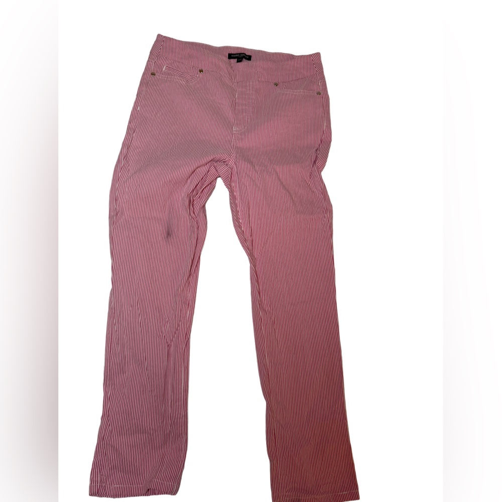 Mario Serrani Rose Striped Straight Leg Pants